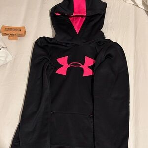 Under Armour Kids Black and Pink Jacket